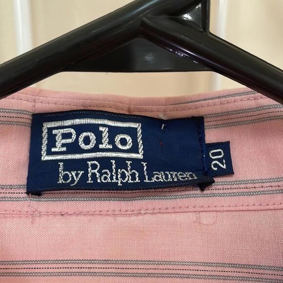 Ralph Lauren - Vintage 90s Casual Button Down - Pink - Large - Picture 5 of 12